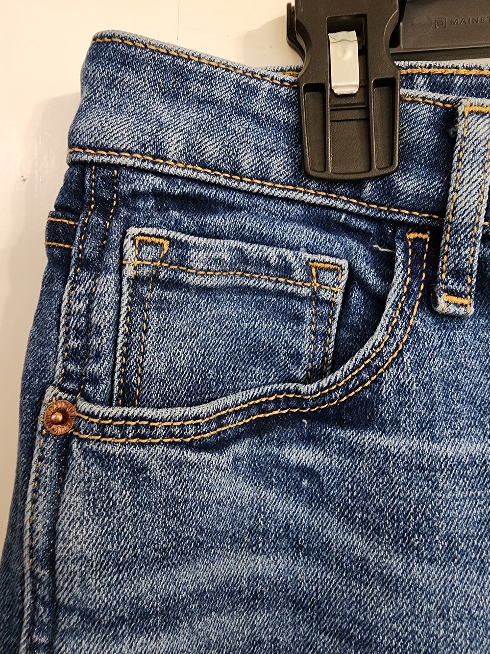 Old Navy High Rise Vintage Cropped Flare Jeans Size 12 - Picture 9 of 13